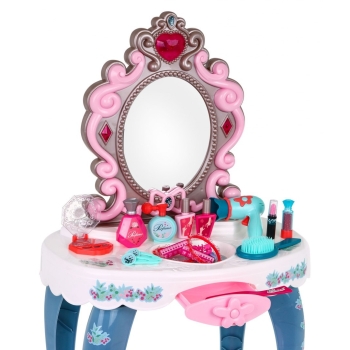 Interaktywna Toaletka z lustrem i taboretem dla dziewczynek